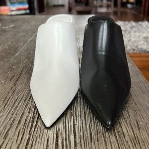 Zara shoes black and white never been worn size 6.5